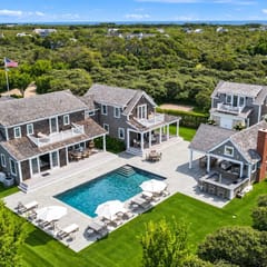 10BR Nantucket Estate Compound | Heated Pool, Cabana, Outdoor Kitchen | Events OK